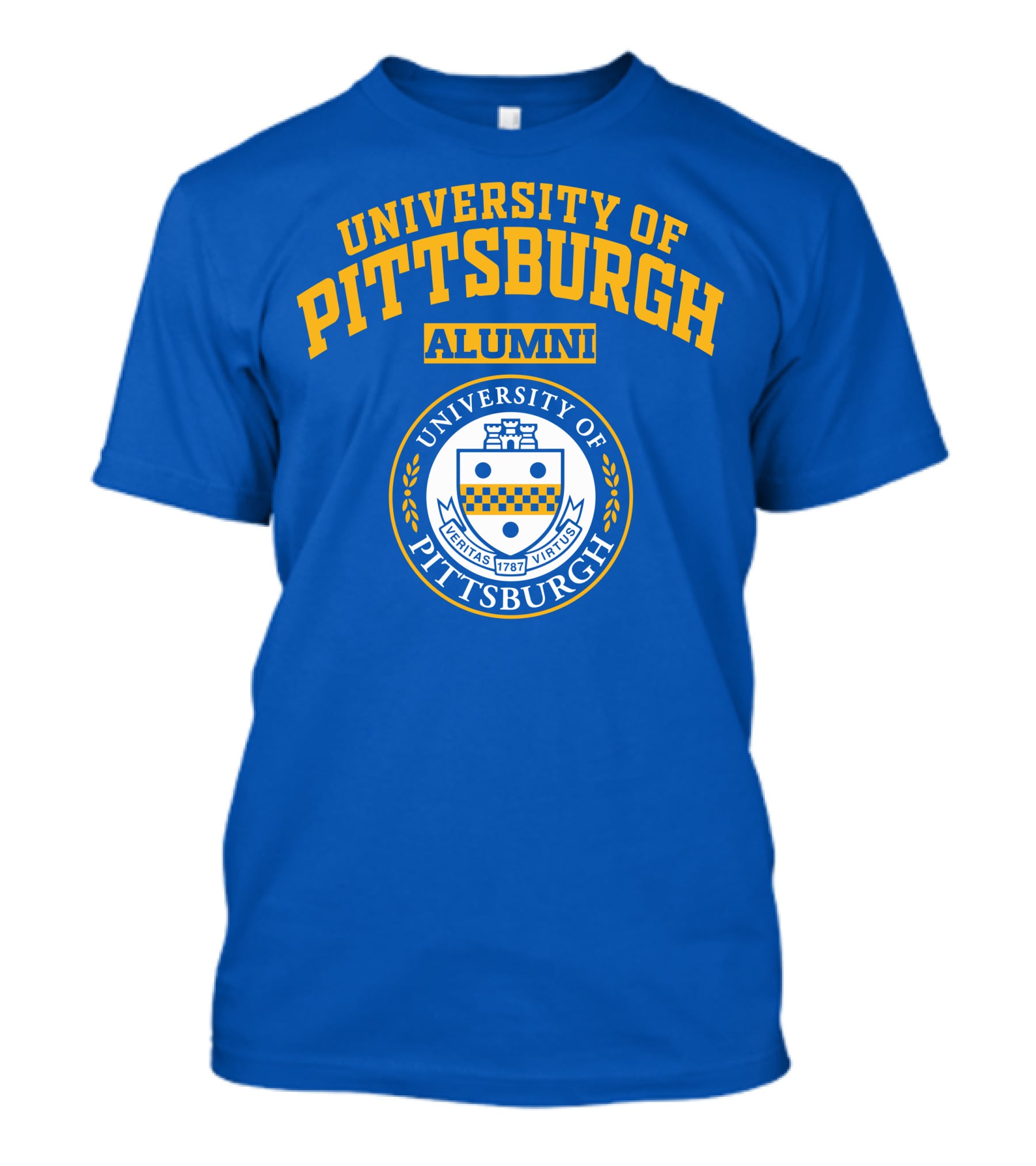 UNIVERSITY OF PITTSBURGH ALUMNI VERITAS 1787 VIRTUS T-Shirt