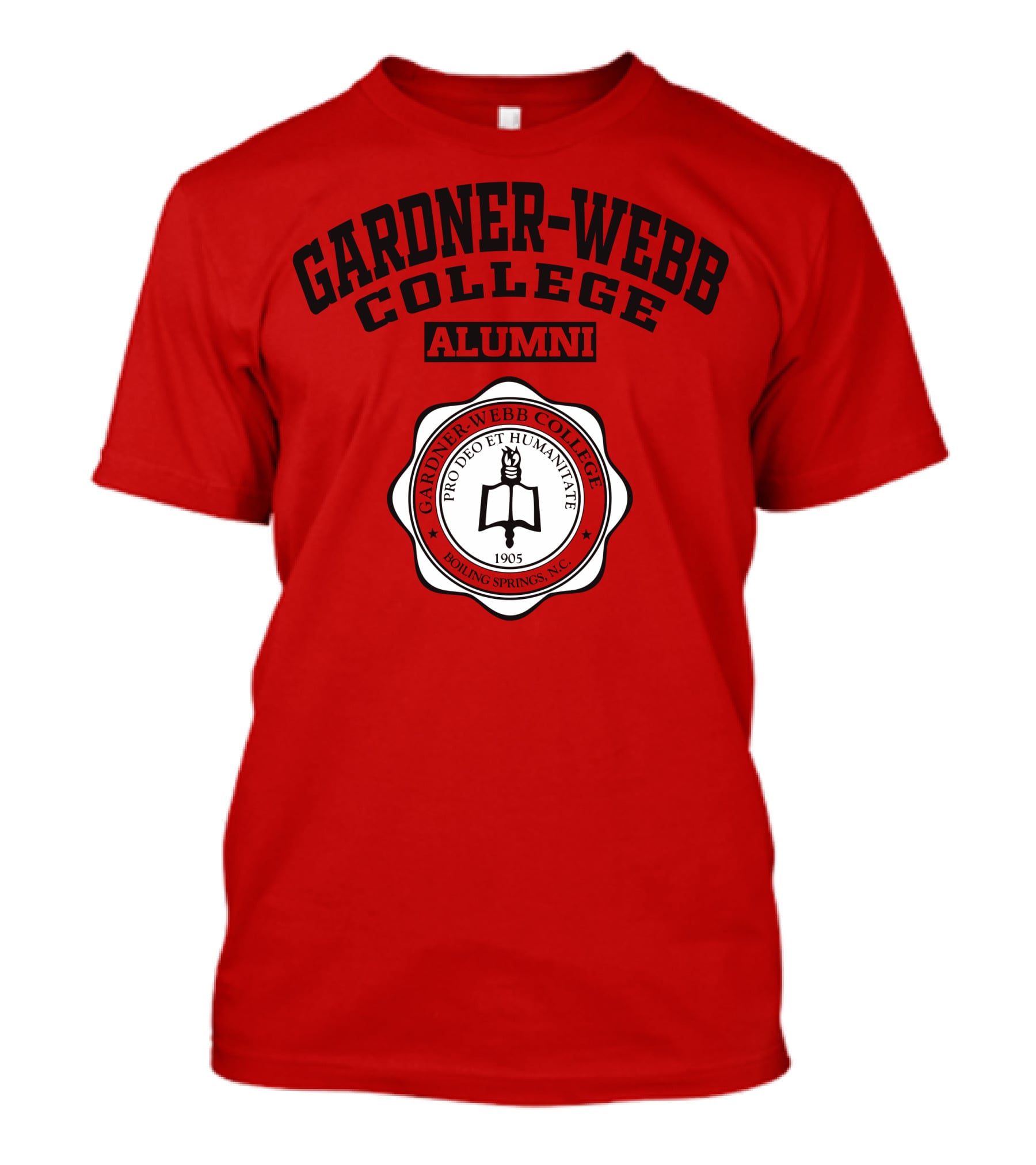 GARDNER–WEBB COLLEGE ALUMNI PRO DEO ET HUMANITATE 1905 BOILING SPRINGS N.C T-Shirt