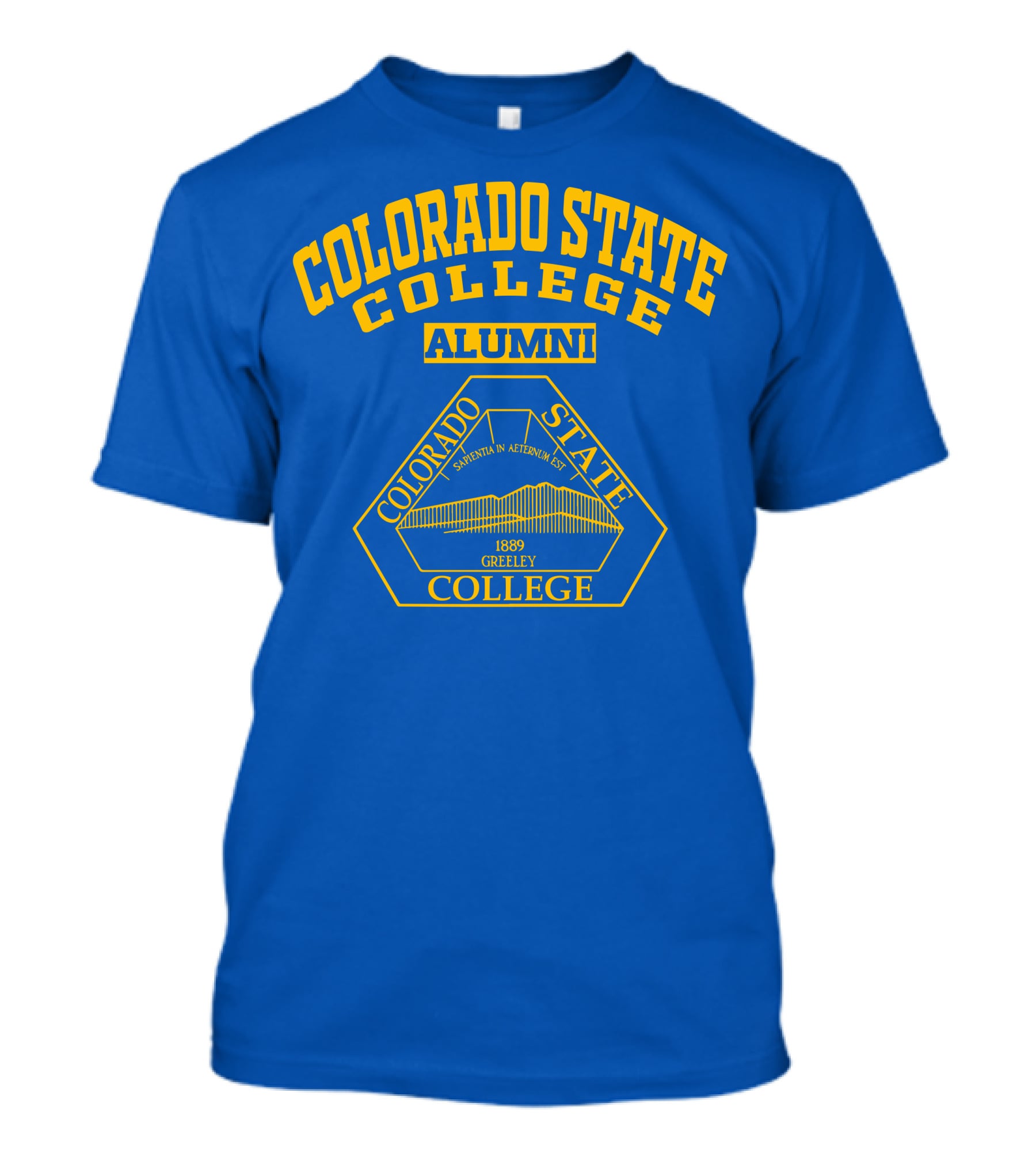 Colorado State College Alumni 1889 Greeley T-Shirt