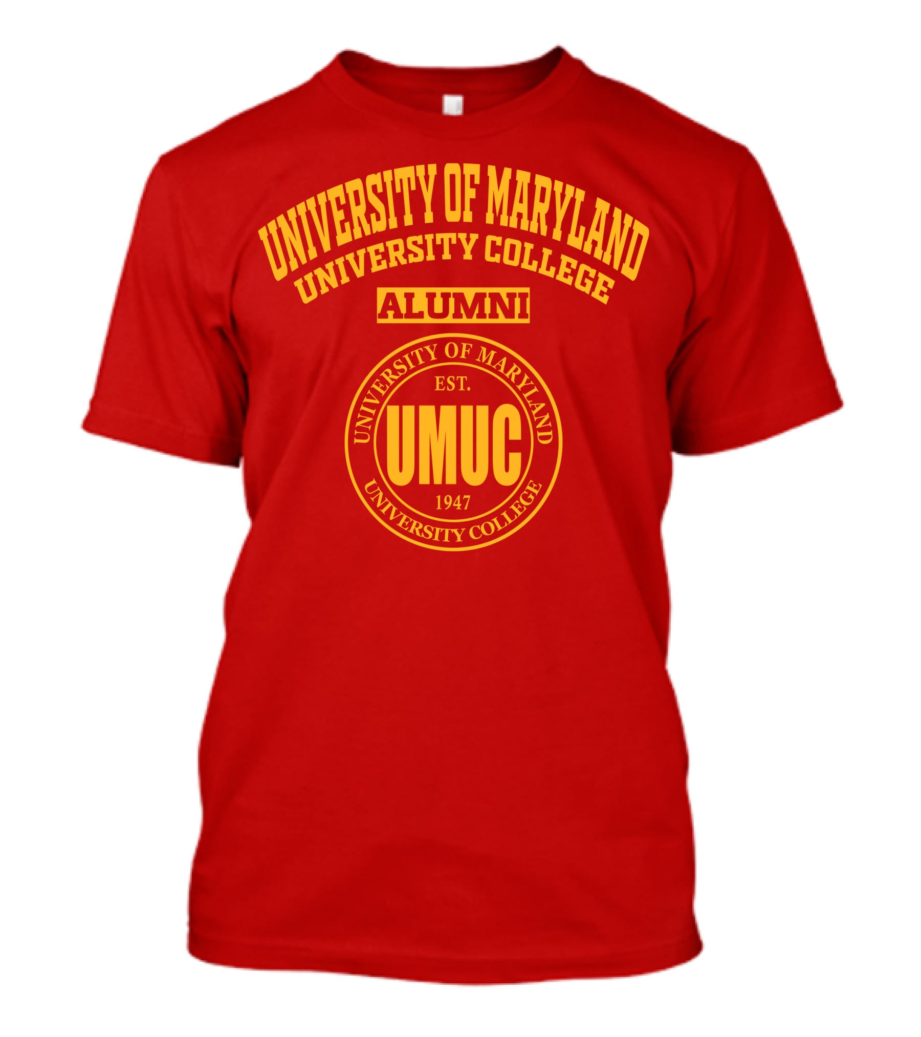 University Of Maryland University College Alumni UMUC 1947 T-Shirt