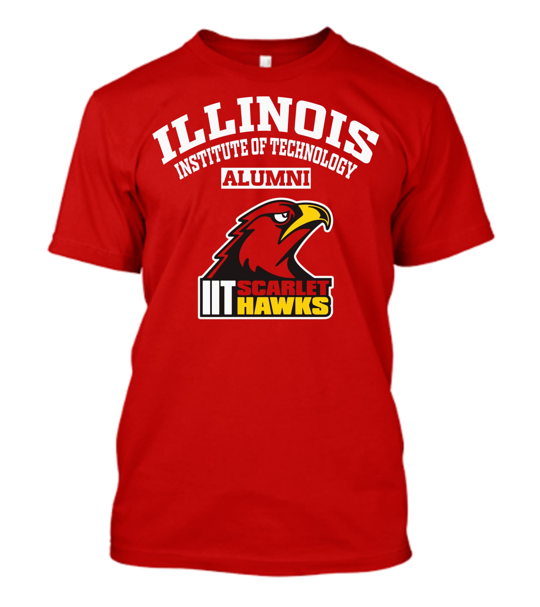ILLINOIS INSTITUTE OF TECHNOLOGY ALUMNI IIT SCARLET HAWKS T-Shirt