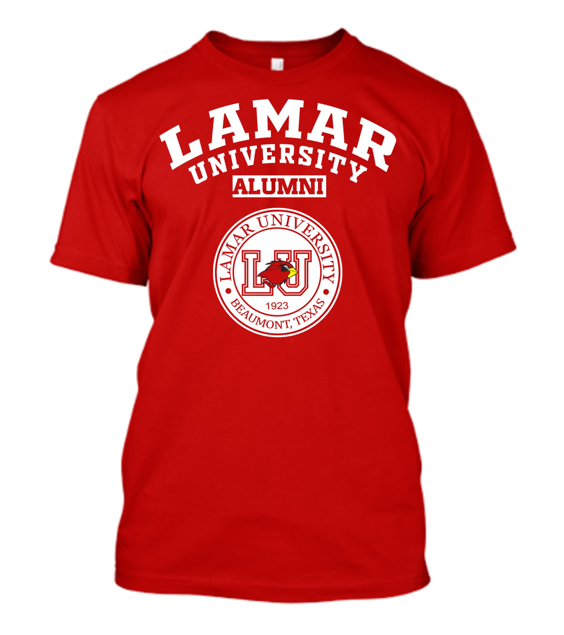 Lamar University Alumni Beaumont Texas 1923 Cardinal T-Shirt