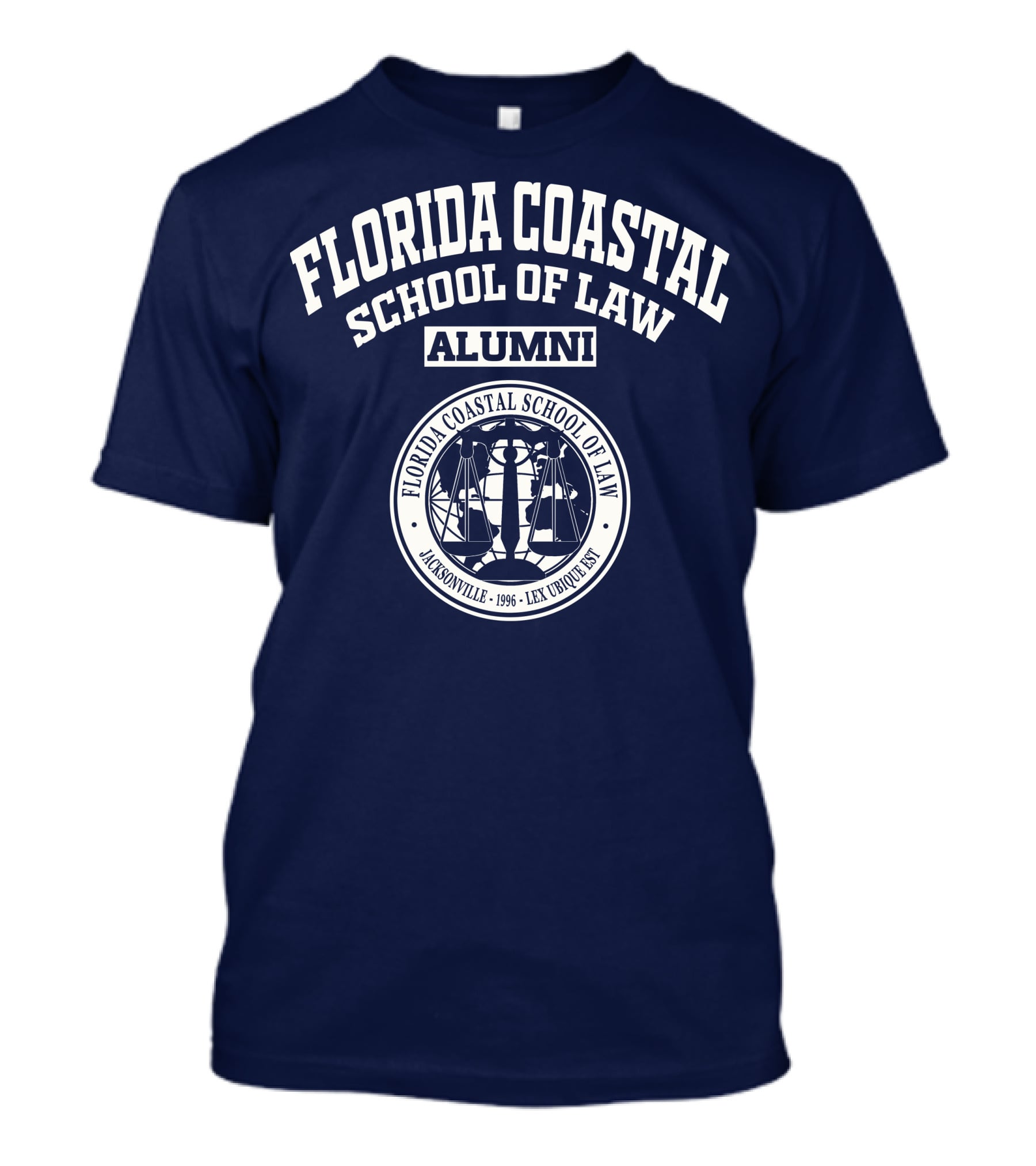 Florida Coastal School Of Law Alumni Jacksonville 1996 Lex Ubique Est T-Shirt