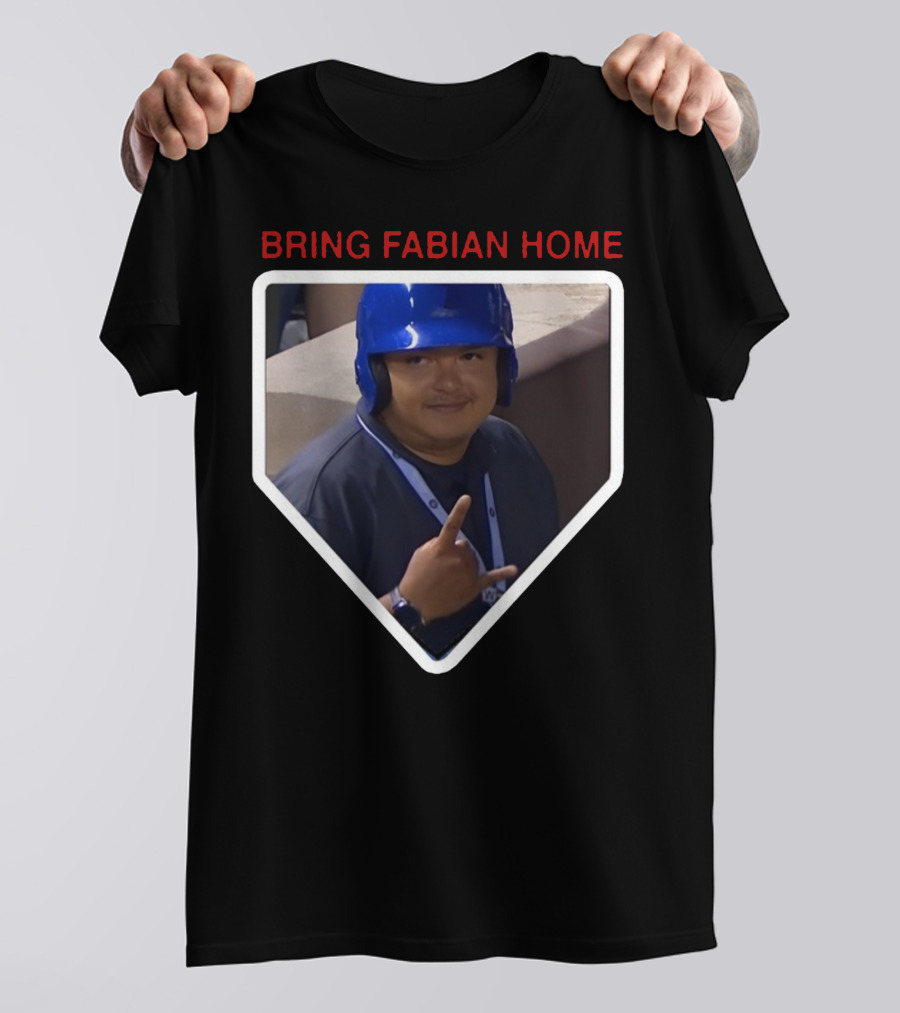 Bring Fabian Home Baseball Fan Moment T-Shirt