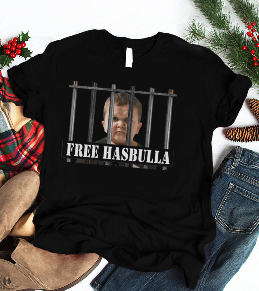 Free Hasbulla Behind Bars Iconic Visual Concept T-Shirt