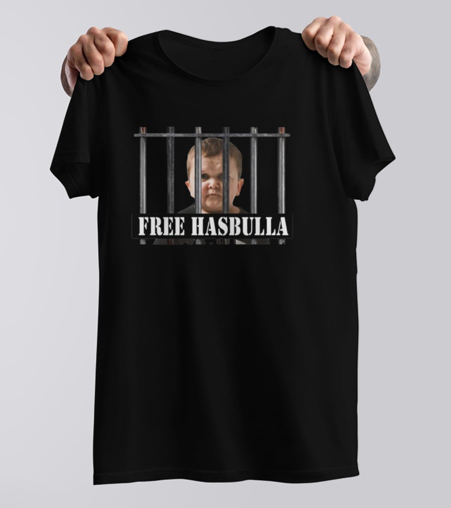 Free Hasbulla Behind Bars Iconic Visual Concept T-Shirt