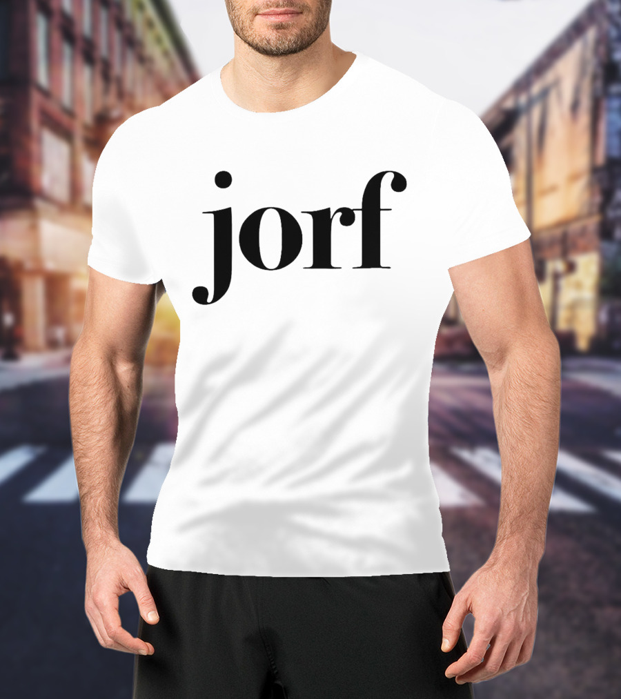Jury Duty Jorf Text Black T-Shirt