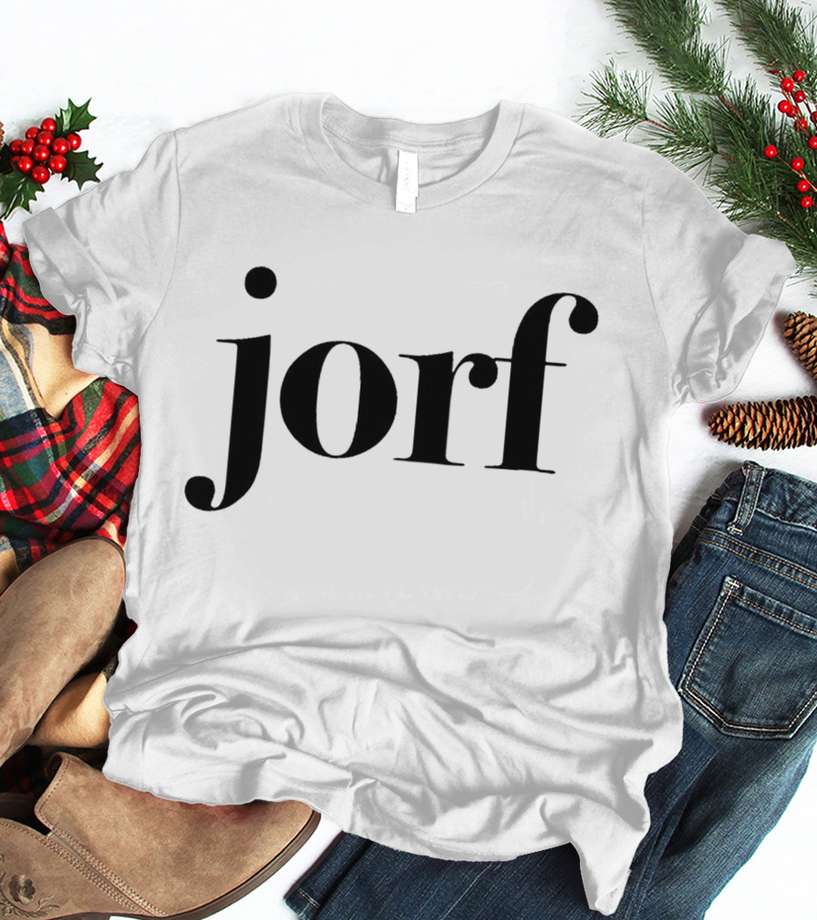Jury Duty Jorf Text Black T-Shirt