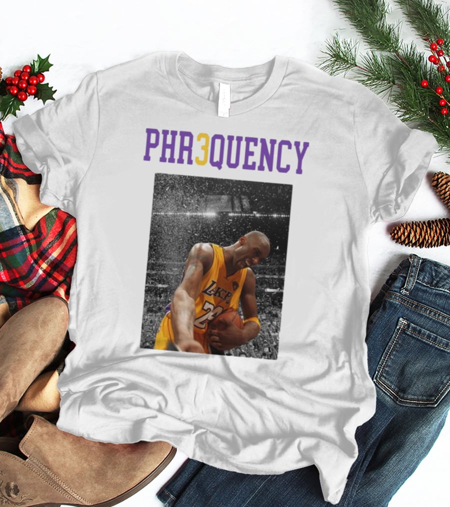 PHR3QUENCY Lakers 24 Basketball T-Shirt