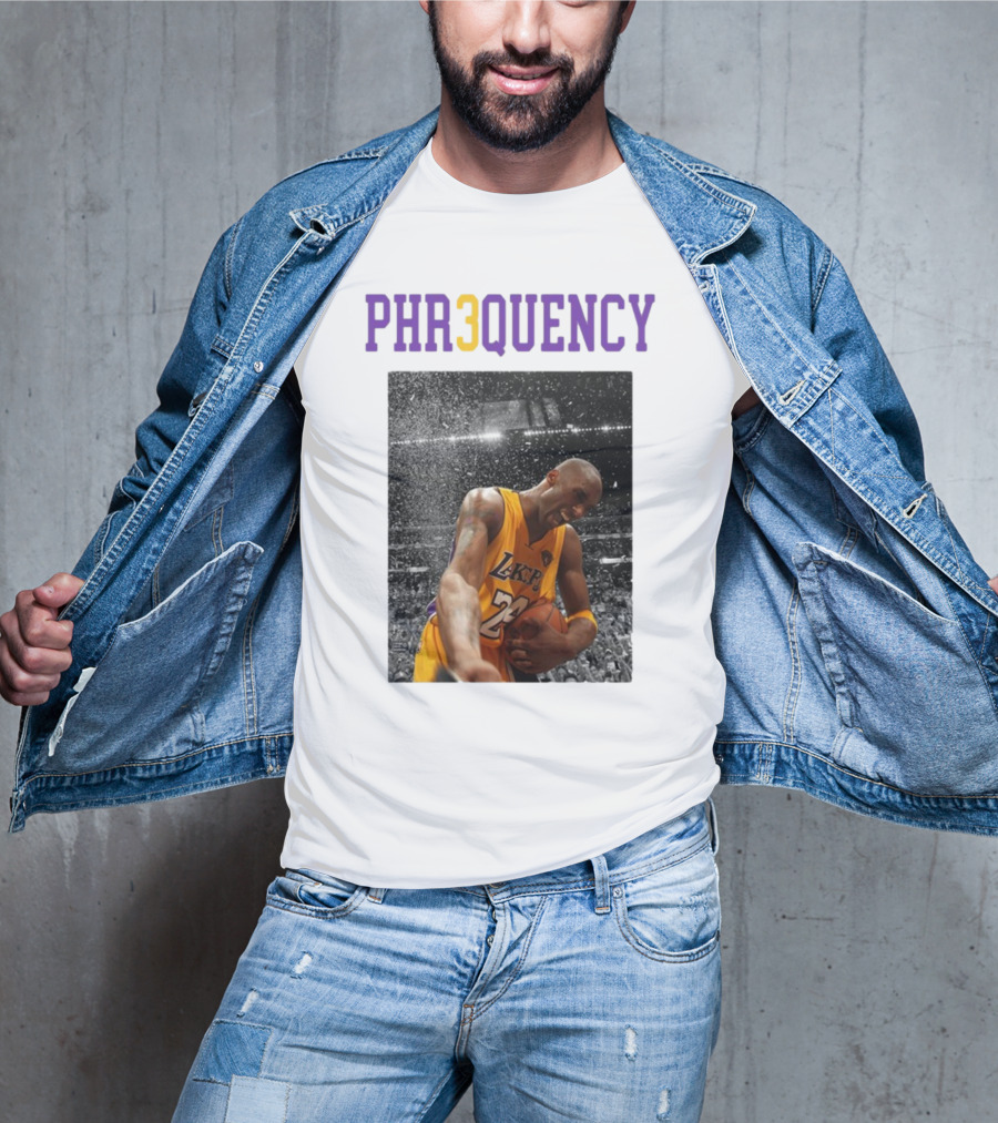 PHR3QUENCY Lakers 24 Basketball T-Shirt