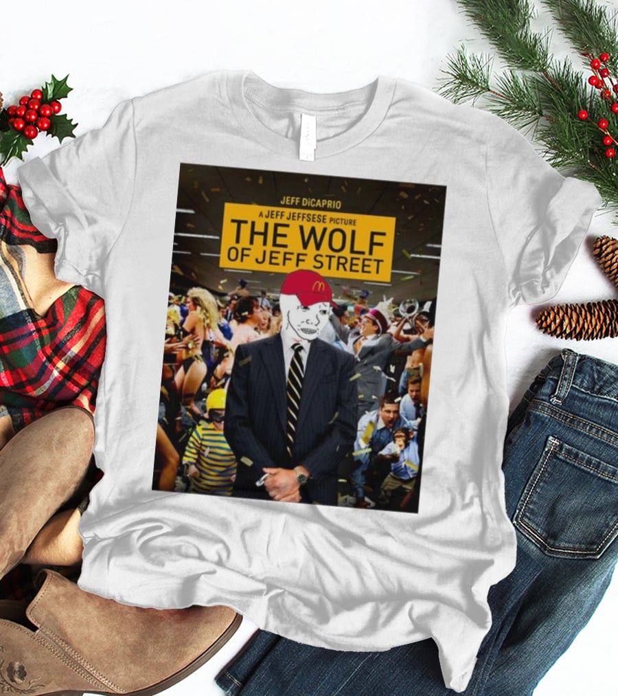 Jeff Dicaprio Jeff Jeffsese The Wolf Of Jeff Street T-Shirt