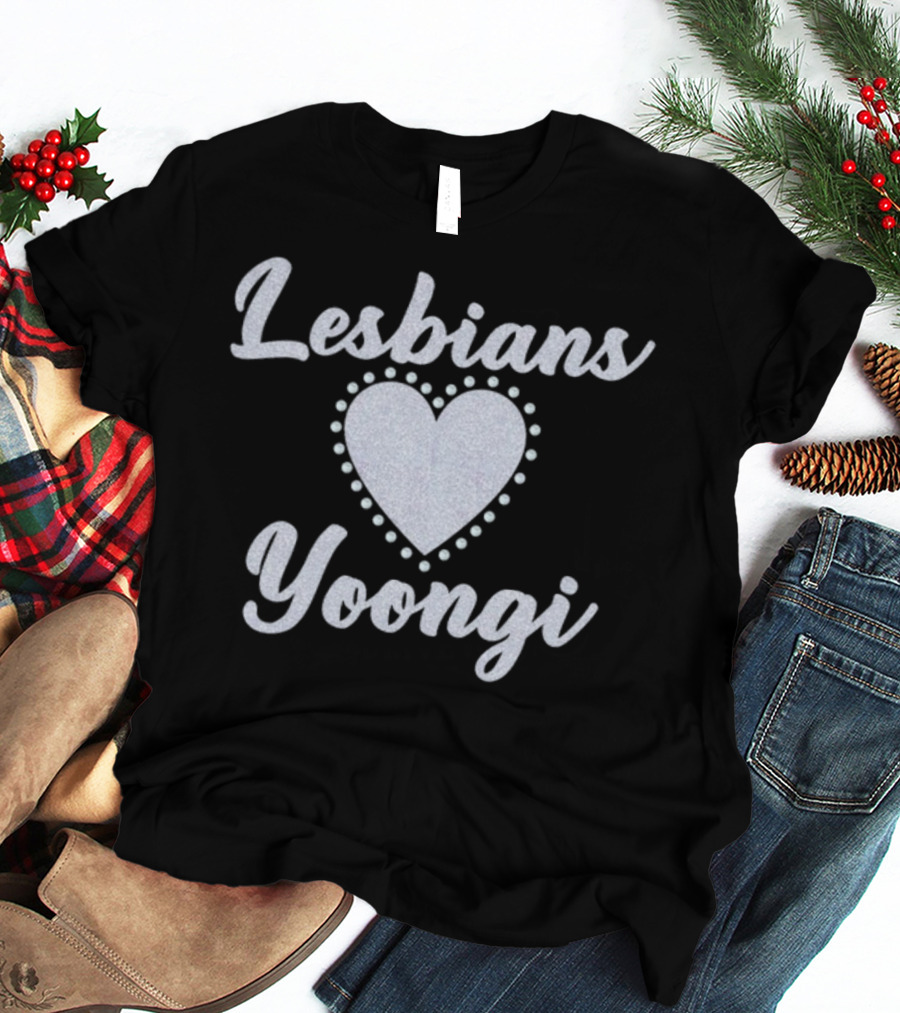 Lesbians Heart Yoongi T-Shirt