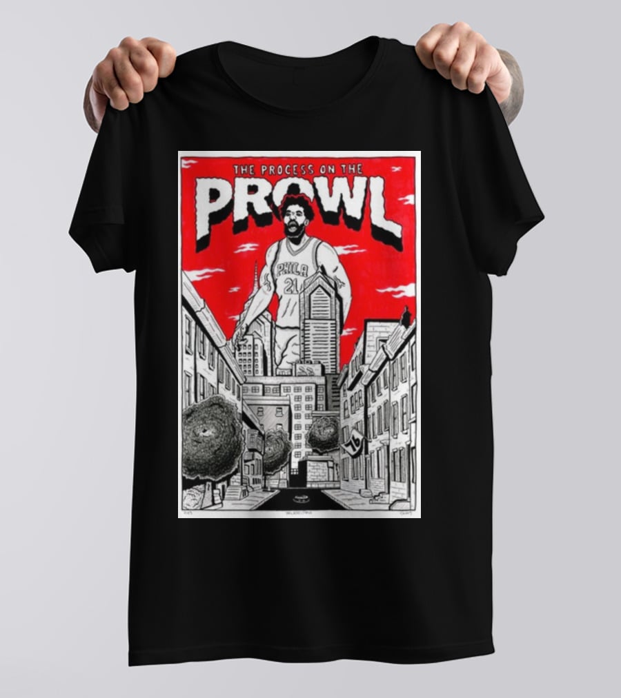 The Process On The Prowl Philadelphia 76ers Basketball Legend T-Shirt