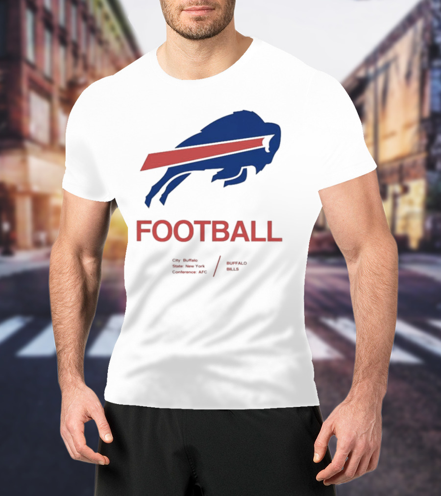 Buffalo Bills Football City Buffalo State New York Conference AFC T-Shirt