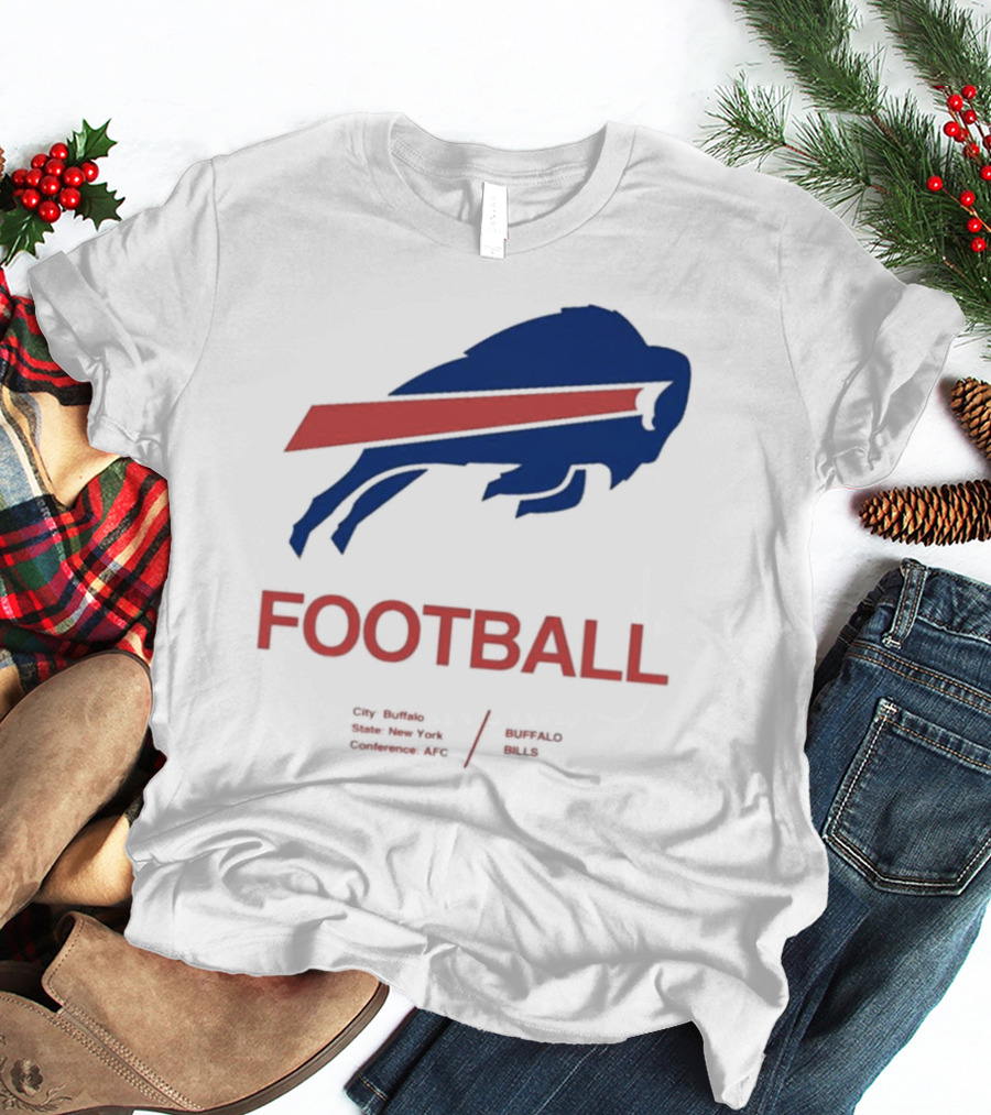 Buffalo Bills Football City Buffalo State New York Conference AFC T-Shirt