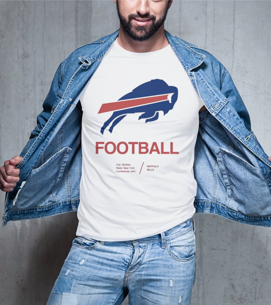 Buffalo Bills Football City Buffalo State New York Conference AFC T-Shirt