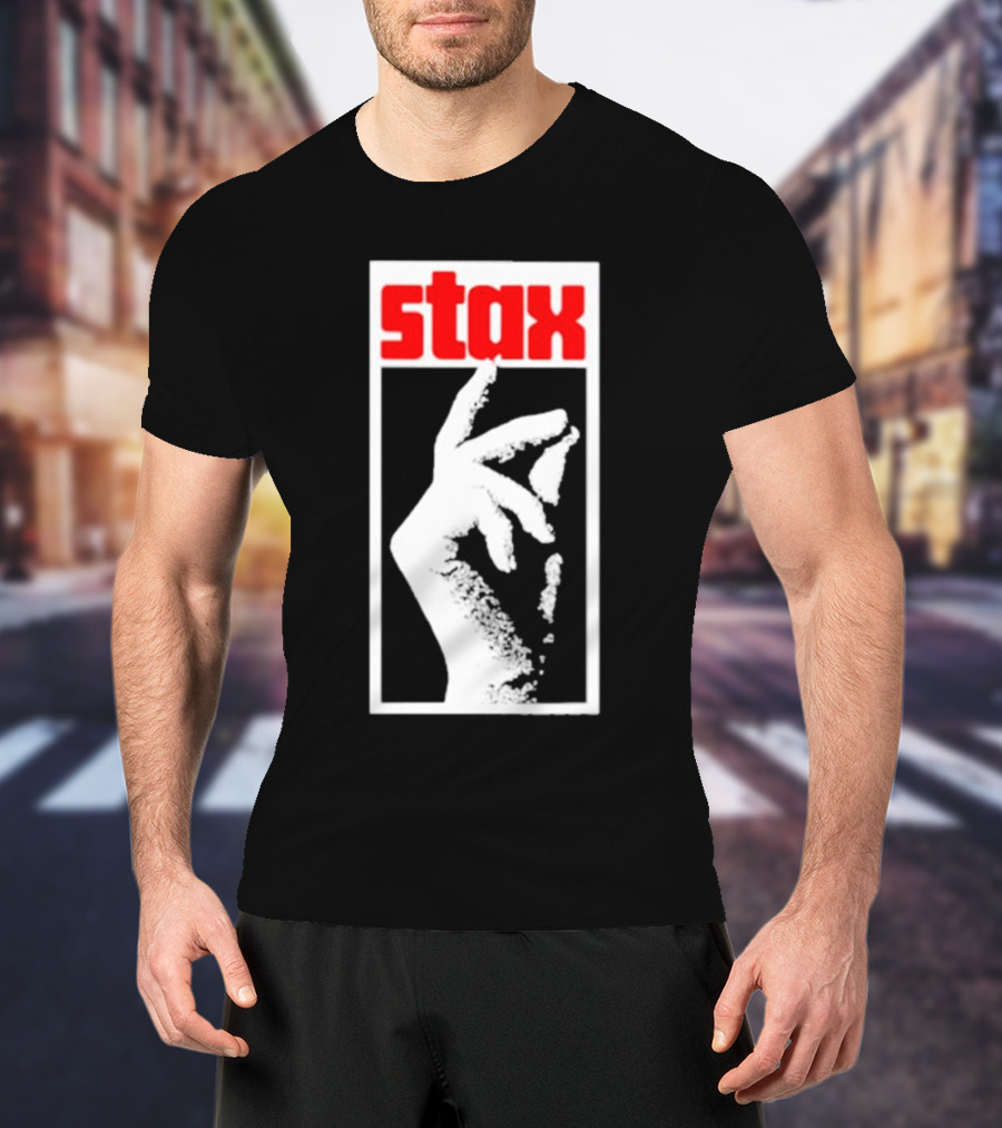 Stax Records Merch Classic Stax Snap Logo Hand T-Shirt