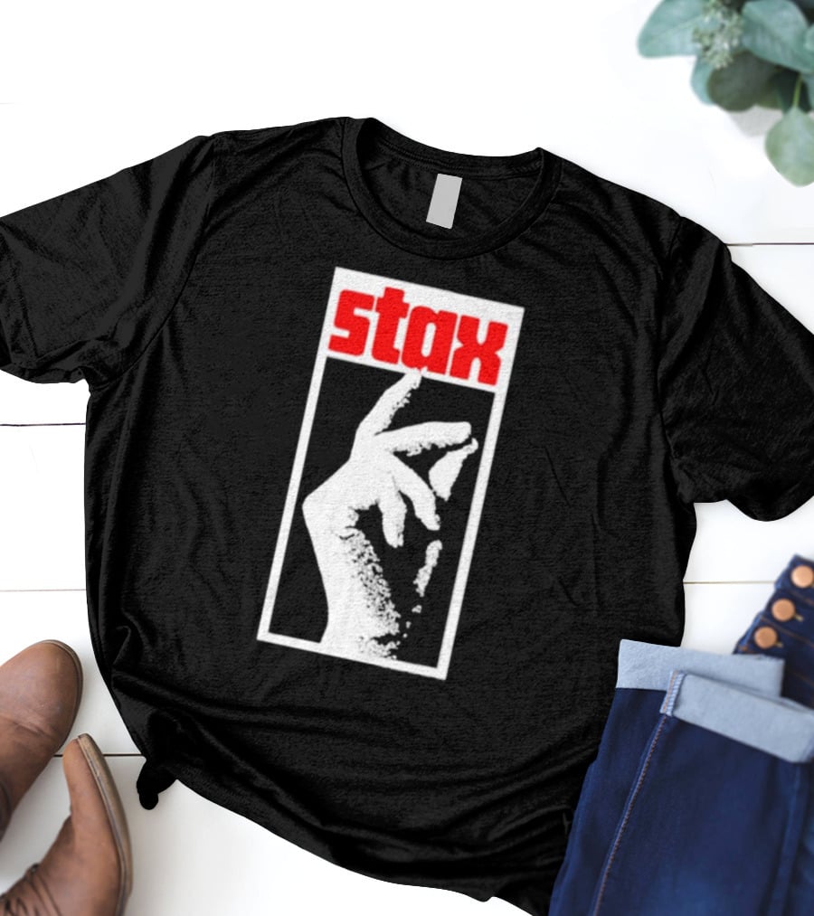 Stax Records Merch Classic Stax Snap Logo Hand T-Shirt