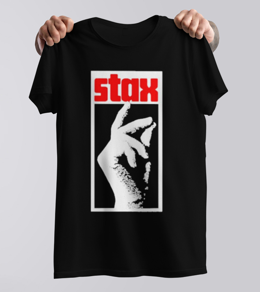 Stax Records Merch Classic Stax Snap Logo Hand T-Shirt