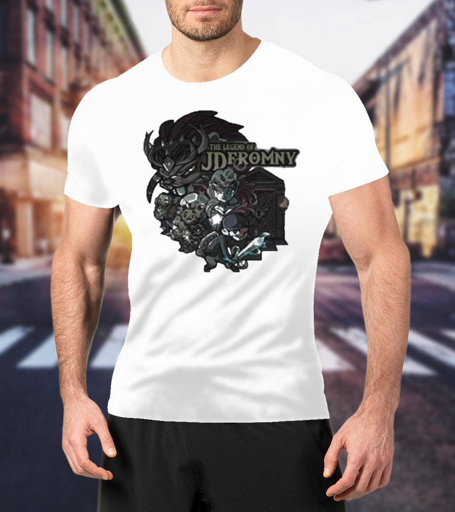 The Legend Of Jdromny Dark Adventure Characters T-Shirt