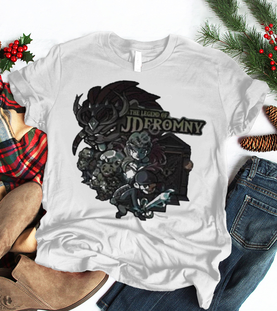 The Legend Of Jdromny Dark Adventure Characters T-Shirt