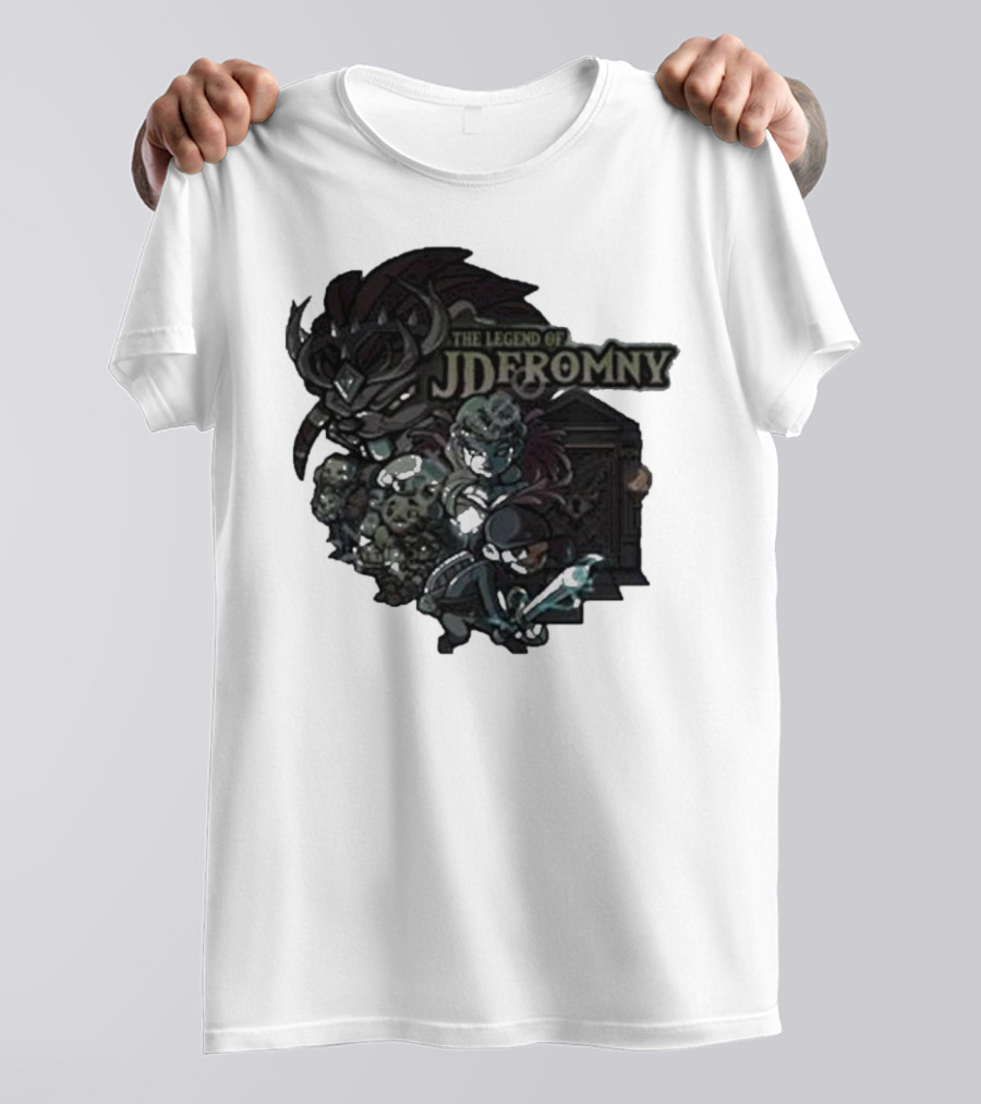 The Legend Of Jdromny Dark Adventure Characters T-Shirt