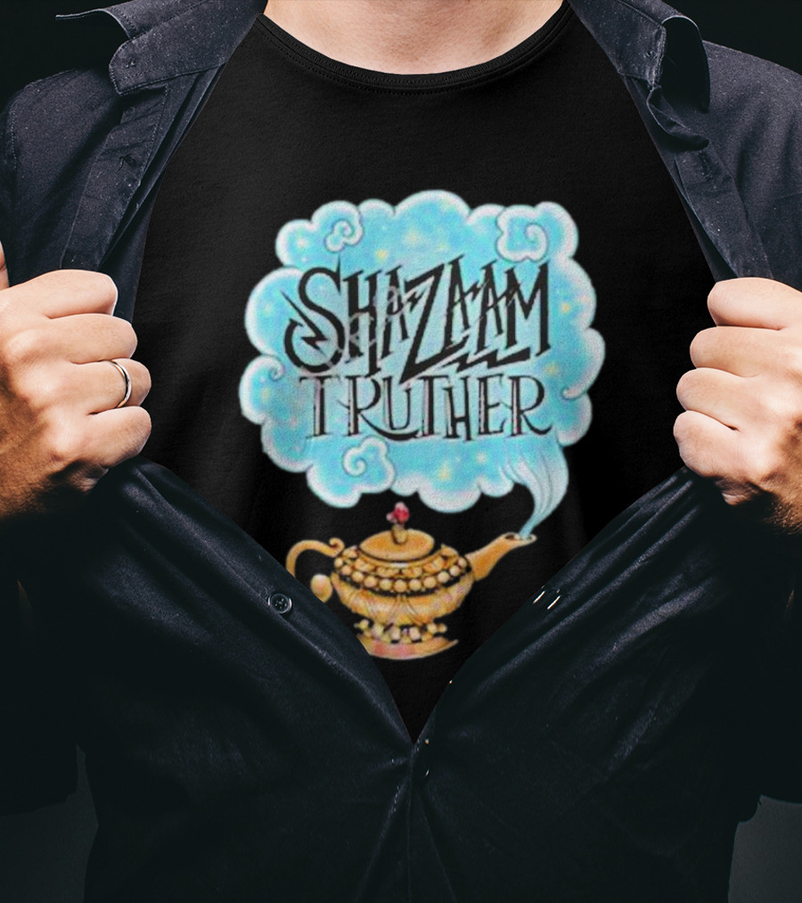 Shazaam Truther Magic Lamp Cloud T-Shirt
