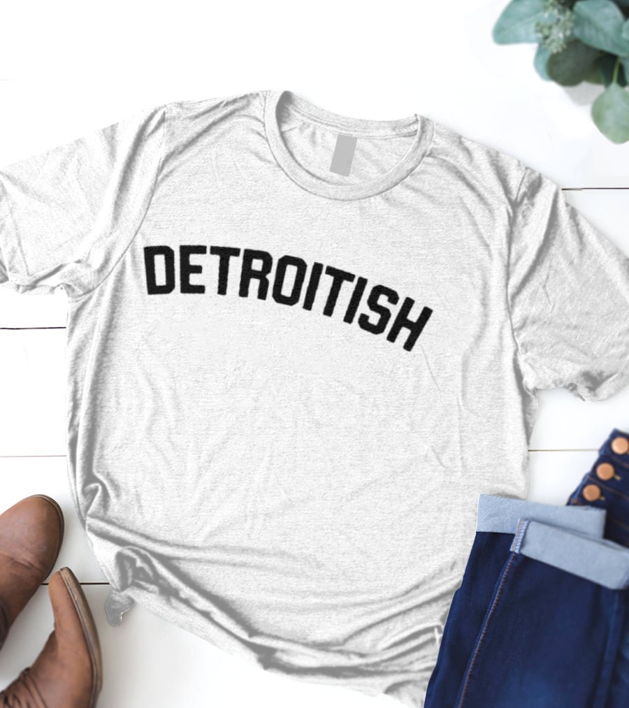 Ink Detroit Detroitish Arch Text T-Shirt