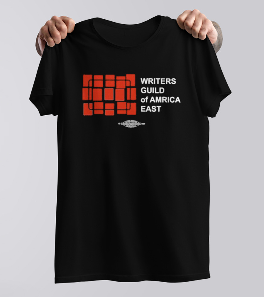 Writers Guild Of America East Red Square T-Shirt