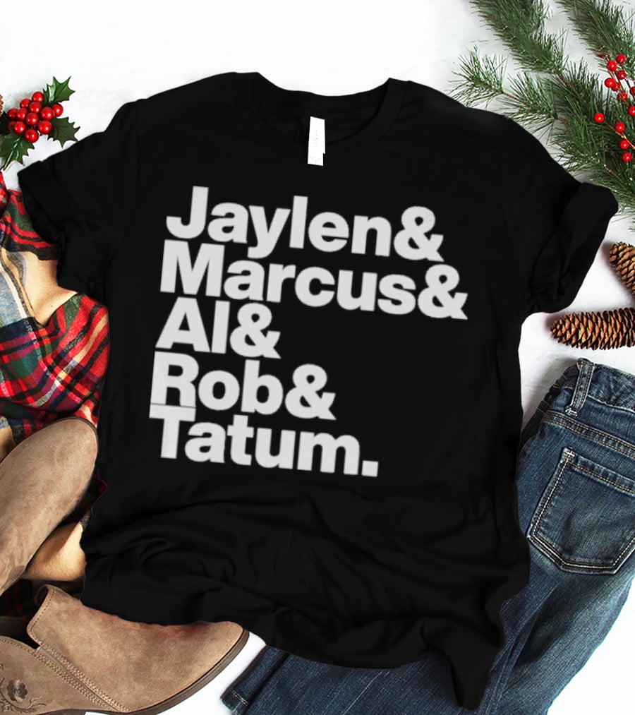 Jaylen Marcus Al Rob Tatum Boston Basketball Team Players T-Shirt