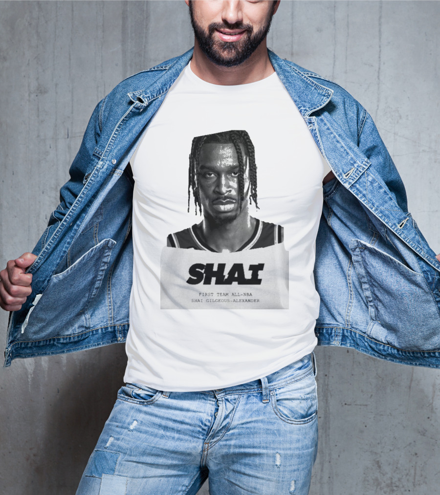 Sportscenter Shai First Team All-NBA Shai Gilgeous-Alexander T-Shirt
