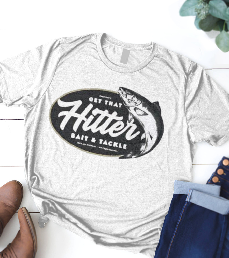 Theo Von Merch Get That Hitter Bait And Tackle Gone Fishing Tan T-Shirt