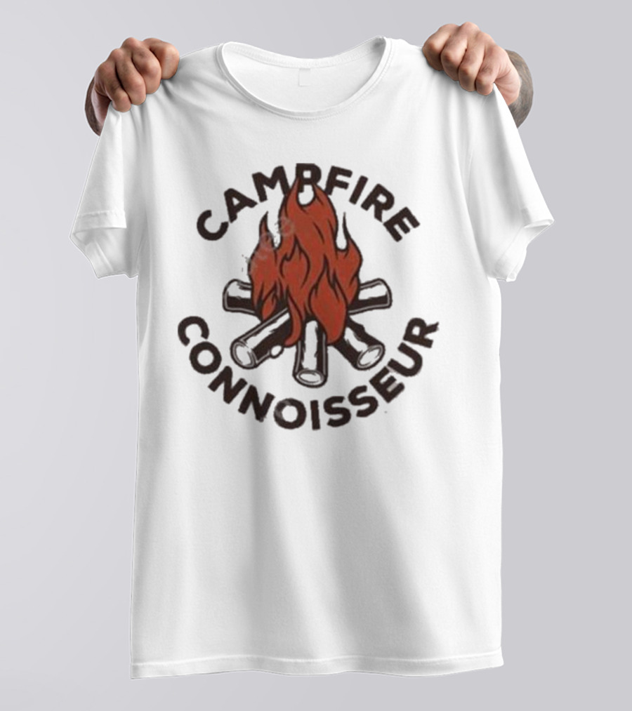 Great Lakes Proud Campfire Connoisseur Firewood And Flames T-Shirt