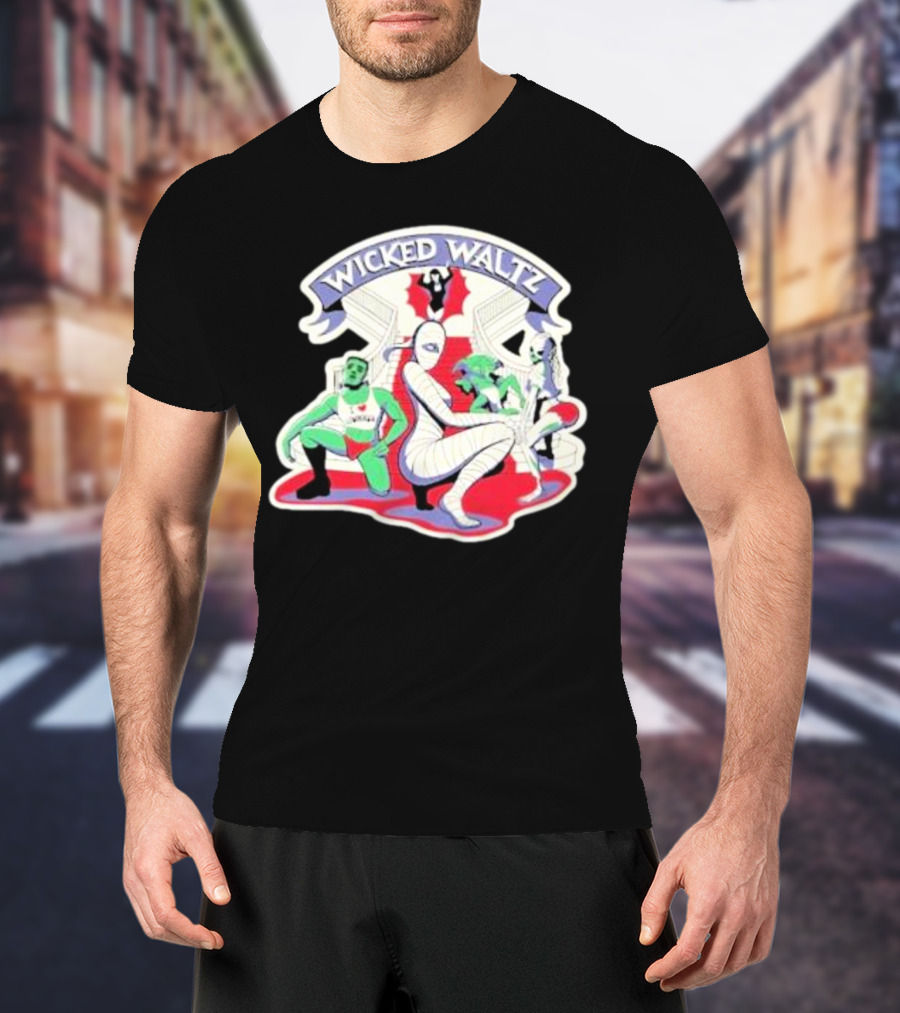 Wicked Waltz Lewberger Monster Characters On Red Carpet T-Shirt