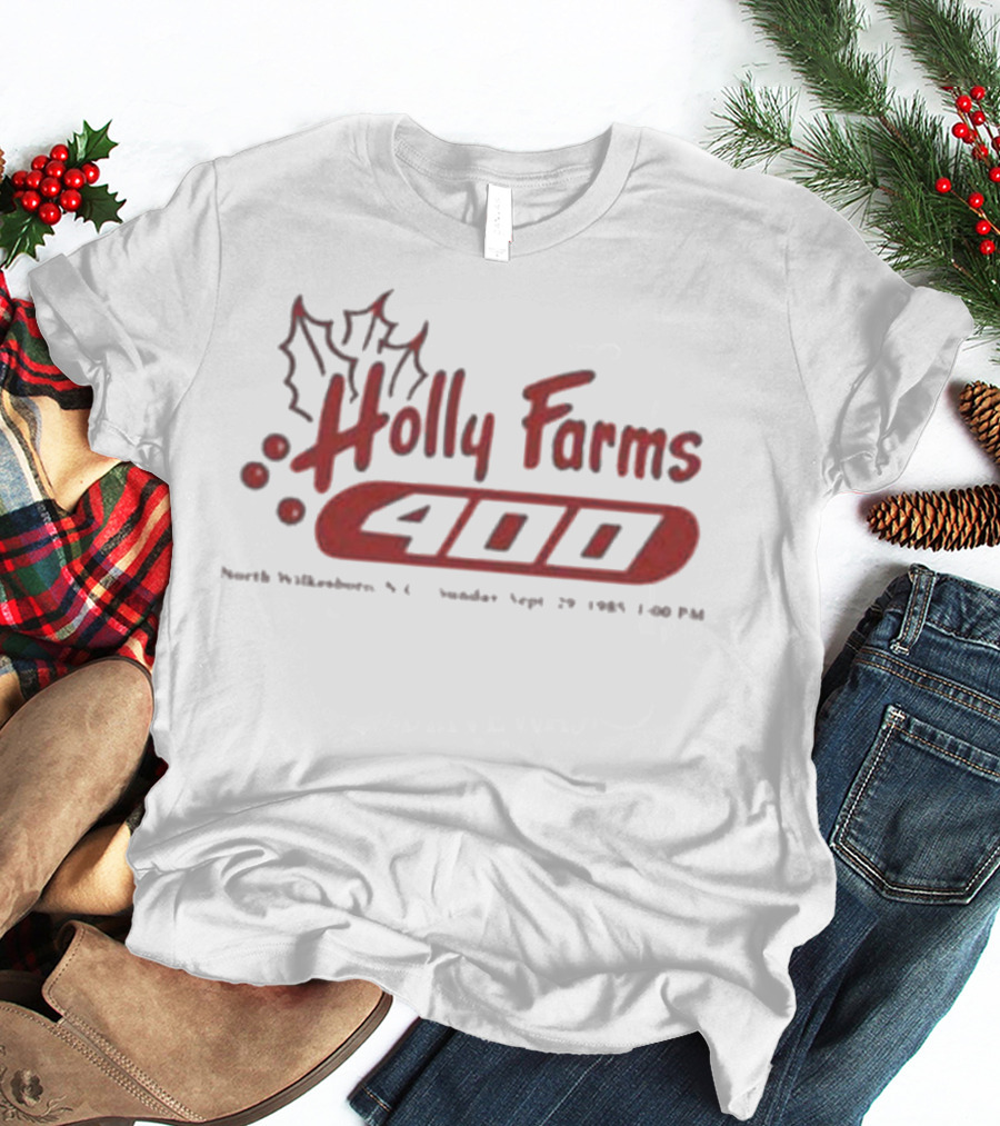 Dale Earnhardt Jr. Holly Farms 400 North Wilkesboro Speedway Sept 29 1985 1:00 PM T-Shirt