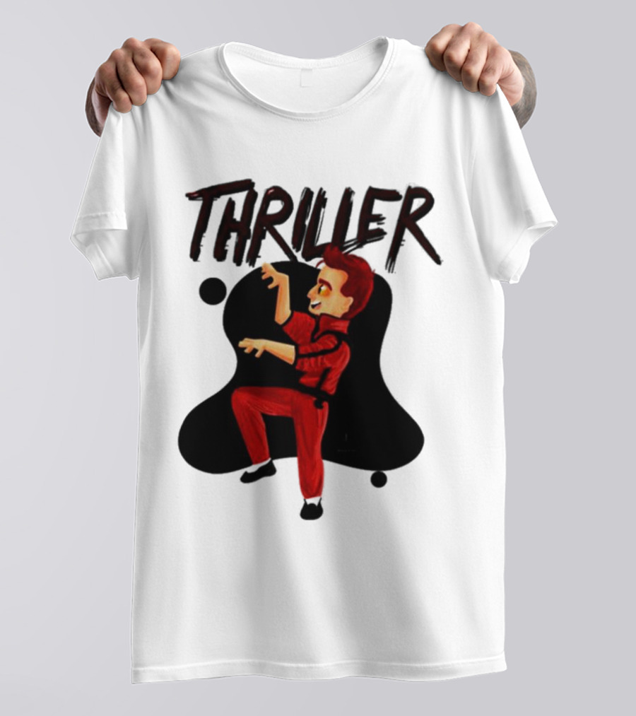 Crowley Thriller Cartoon Dance Good Omens T-Shirt