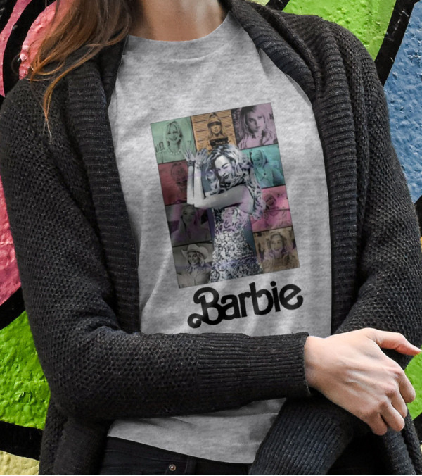 Barbie Movie Collage Eras Tour Styles T-Shirt