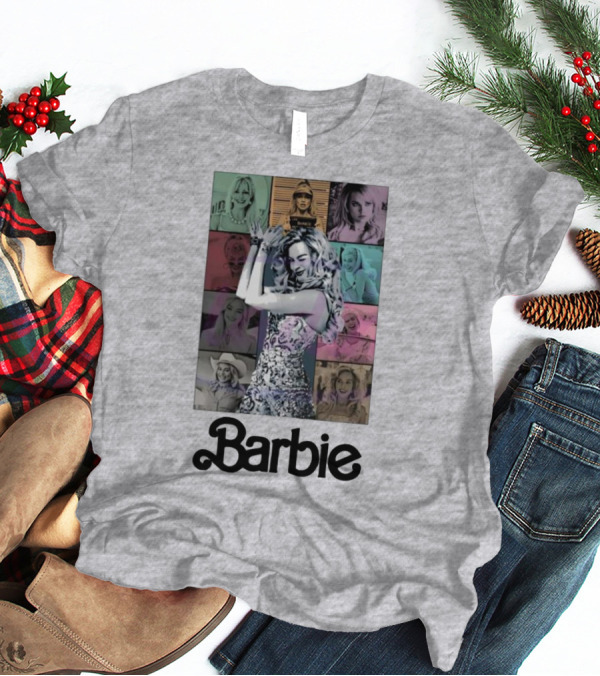 Barbie Movie Collage Eras Tour Styles T-Shirt