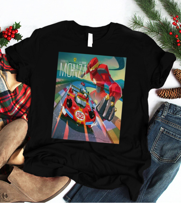 6 Hours Of Monza July 9 Ferrari Racing Robot T-Shirt