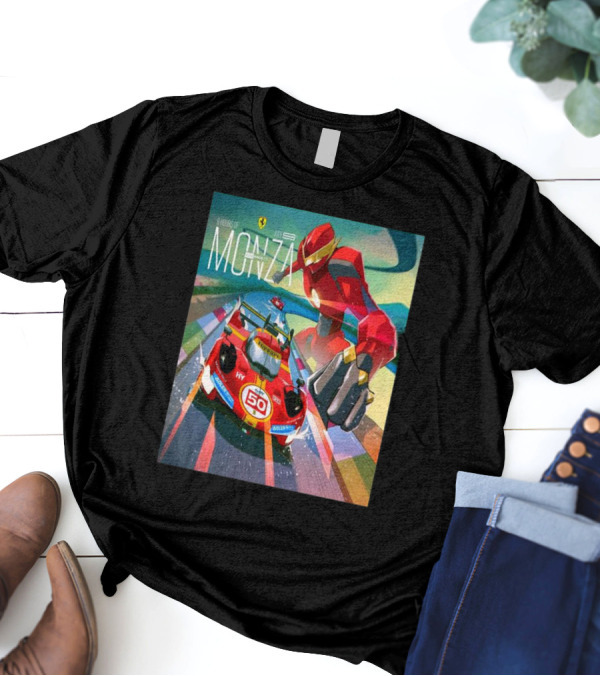 6 Hours Of Monza July 9 Ferrari Racing Robot T-Shirt