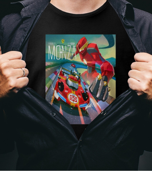 6 Hours Of Monza July 9 Ferrari Racing Robot T-Shirt