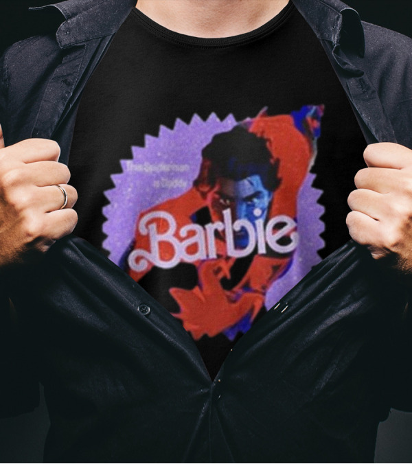 Barbie Meets Spider-Man This Spiderman Is Daddy Etsy Singapore T-Shirt