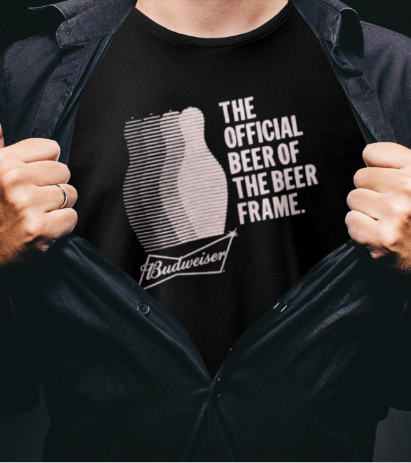 Budweiser The Official Beer Of The Beer Frame Bowling T-Shirt