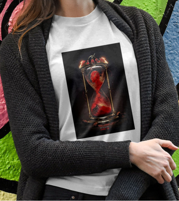The Flash Movie Hourglass Art Only In Theaters June 16 T-Shirt