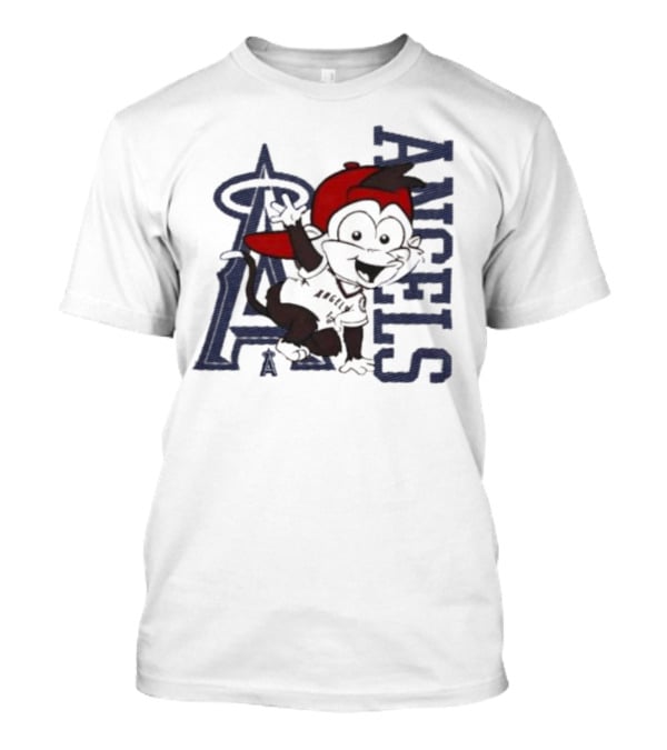 Infant Los Angeles Angels Red Mascot 2.0 Halo T-Shirt