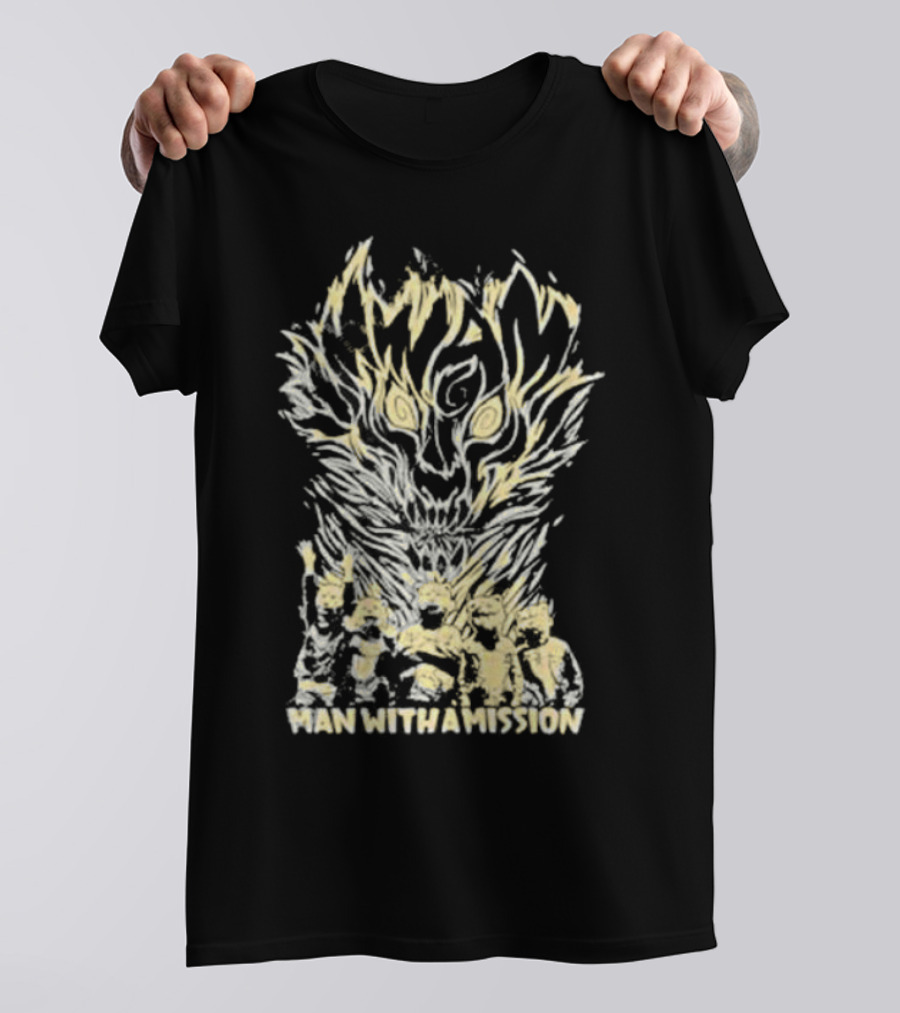 Ran Touring Man With A Mission Mwam Fire Merch T-Shirt