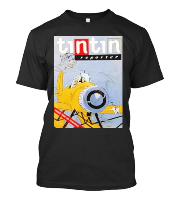 Tintin Reporter New Adventures Game Design Cartoon T-Shirt