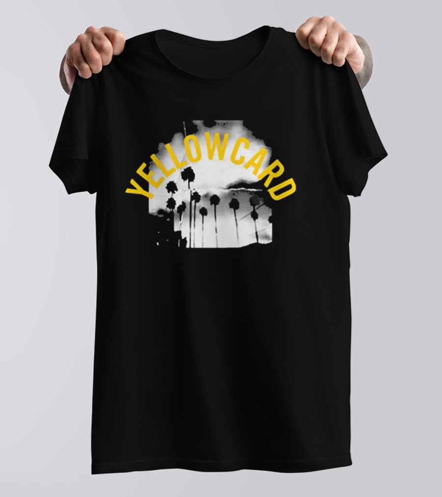 YELLOWCARD Palm Tree Skyline Arch T-Shirt