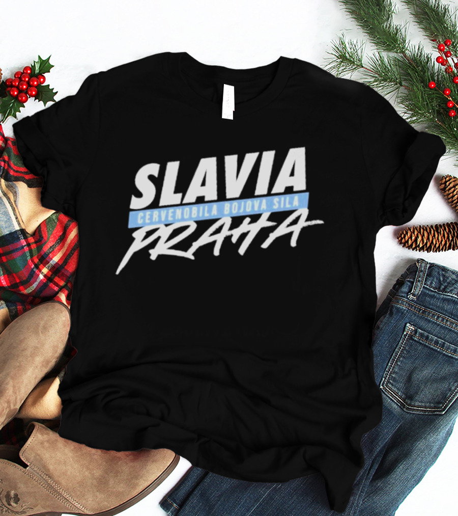 Slavia Cervenobila Bojova Sila Praha T-Shirt