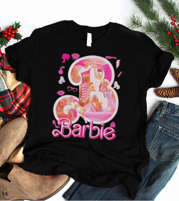 Barbie Pink Glam Fashion Icons Party T-Shirt